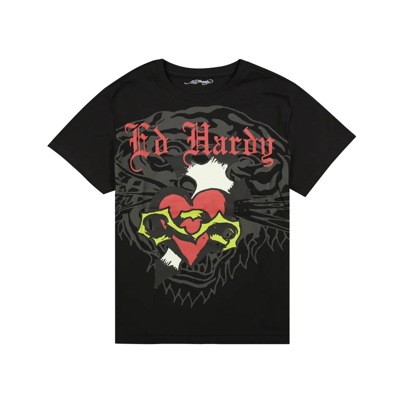 EHM1100-167_BLACK_01 Sacred Heart Mens SS Tee