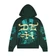 Fire Panther Rhinestone Boxy Fleece Hoodie