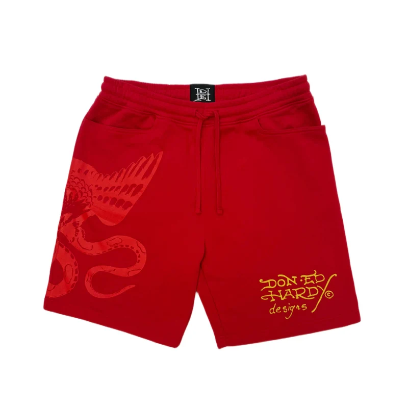 EHM8100-18FRONT_RS Panther Jaguar Fleece Short