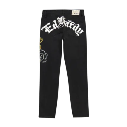 Dagger Skull Slim Taper Jean