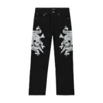 Skulls Wide Leg Baggy Jeans
