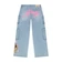 Tiger Flowers Cargo Jean